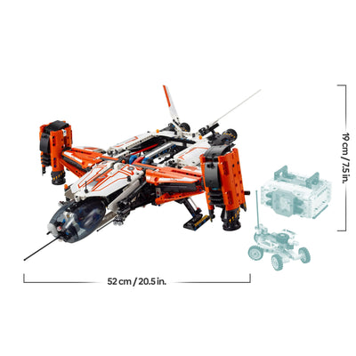 LEGO Technic VTOL-Schwerlastraumfrachter LT81, Space Bauset, Weltraum-Spielzeug, Raumschiff, Spielset mit Mini-Rover, Geschenk für Jungen & Mädchen ab 10 Jahren 42181