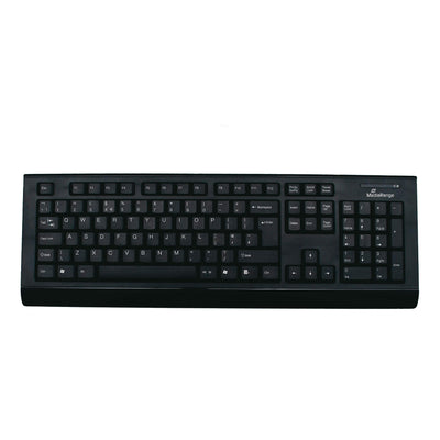 MediaRange Funk-Tastatur- und Maus-Set, QWERTY (UK), schwarz/grau