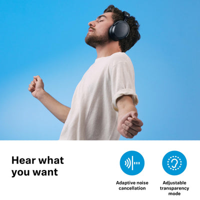 Sennheiser MOMENTUM 4 Wireless Kopfhörer mit Bluetooth - mit adaptiver Geräuschunterdrückung für kristallklare Anrufe - 60 Stunden Akkulaufzeit - anpassbarer Klang, leicht und faltbar - Weiß