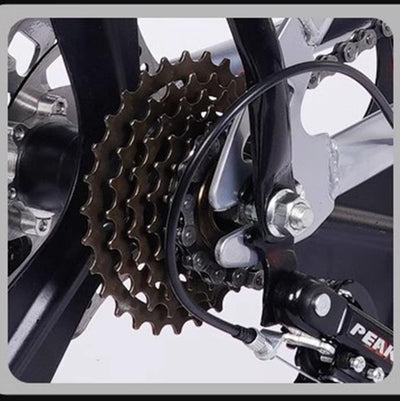 Mountainbike 7 Gang 22 Zoll V Bremse Ultraleichter Rahmen aus Kohlenstoffstahl Vorderrahmen und Hinterrahmen Geeignet für Jungen und Mädchen C,22 inch 7speed