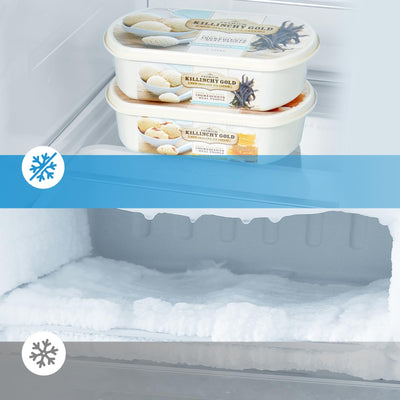 Midea MDRU385MTC02 Gefrierschrank/Kühlschrank/272L/185 cm hoch/NoFrost/Flexible Kühl- und Gefrierfunktion/Superkühl/Große Fächer/Zero Clearance/Easy Open Handgriff/Wechselbarer Türanschlag/Inox