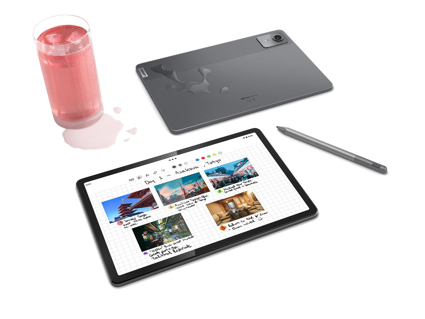 Lenovo Tab M11 – Tablet mit Touchscreen 11 Zoll WUXGA (Prozessor MediaTek Helio G88, 8 Kerne, 4 GB RAM, eMMC 128 GB, Lenovo Tab Pen, Android 13, WiFi + Bluetooth) – Luna, Grau