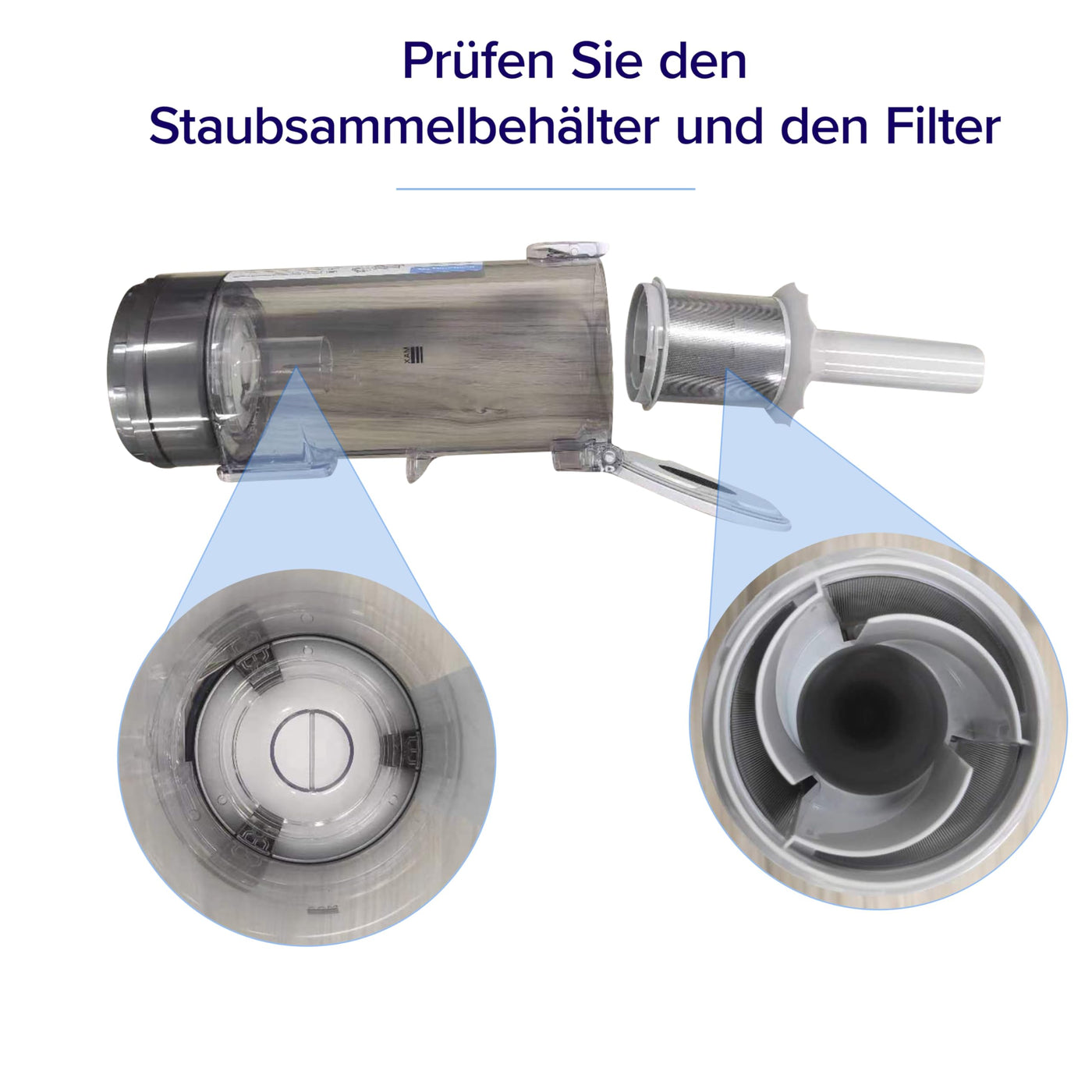 Levoit Akku Staubsauger mit Tierhaardüse, Anti Haar Wrap, 4-in-1 Kabelloser Akkustaubsauger mit 99,9 Prozent Filterleistung, Beutelloser Akkusauger für Teppich Hartböden und Auto, LVAC 200 Gold