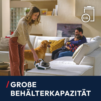 Hoover HMC5 Matratzen Handstaubsauger, 4 automatische Funktionen: Beat&Roll, Staubsaugen, UV-C-Licht, Trocknen, Entfernung von Staubmilben, Bakterien, Allergenen, Milbensauger für Matratzen [HMC510UV]
