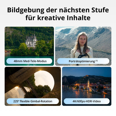 DJI Mini 5 Pro, C0-Zertifiziert, Ultraleichte Drohne mit Kamera, 1-Zoll CMOS, Omnidirektionale Hinderniserkennung, ActiveTrack 360°, 225°-Gimbal-Rotation, 20km-Übertragung, 4K-Drohne für Anfänger