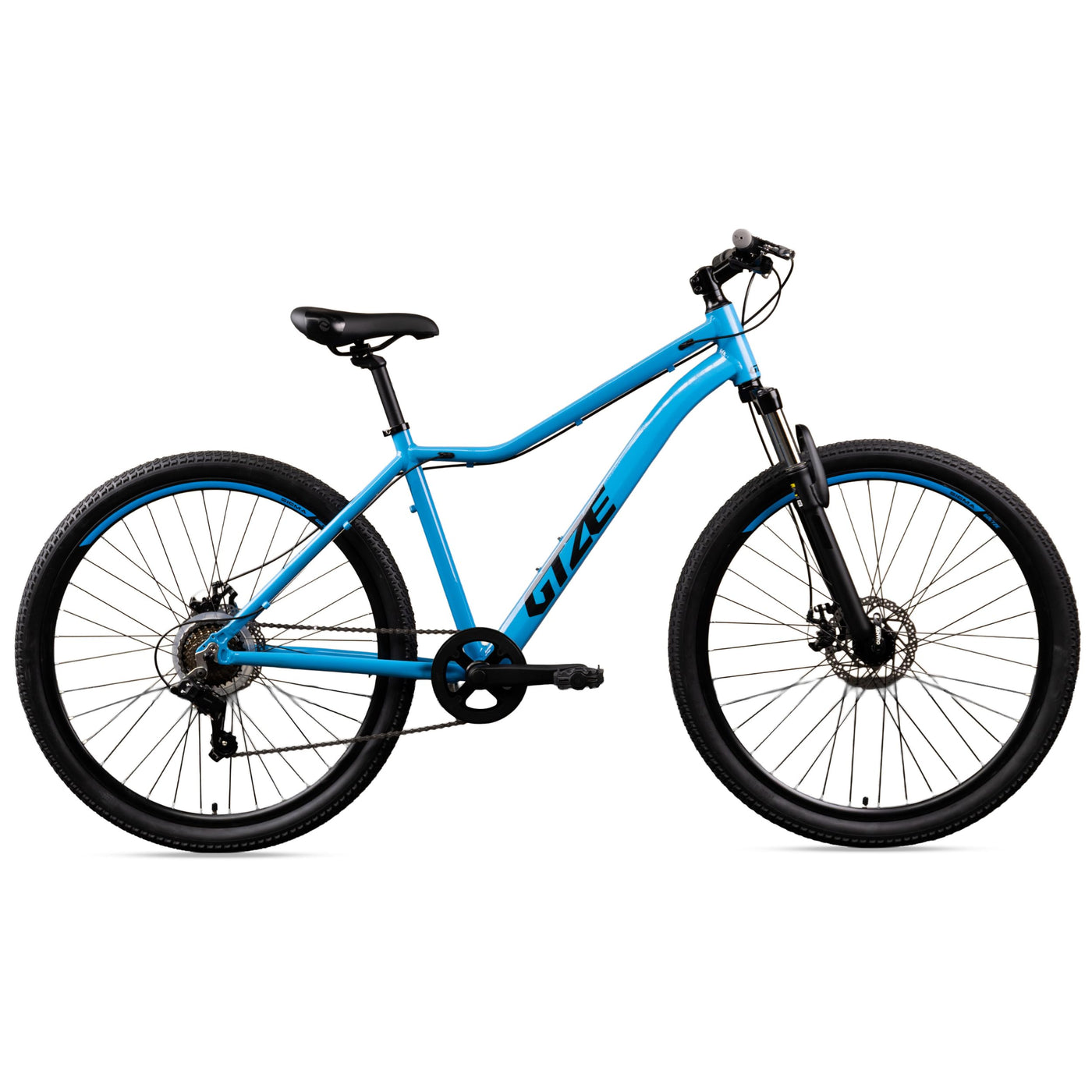 Goetze Sigma 27,5 x 2.10 Zoll Fahrrad für Jugendliche & Erwachsene | MTB Hardtail | 7-Gang Kettenschaltung | Mechanische Scheibenbremsen | Aluminiumrahmen 17" | Federgabel | ab 165 cm Körpergröße