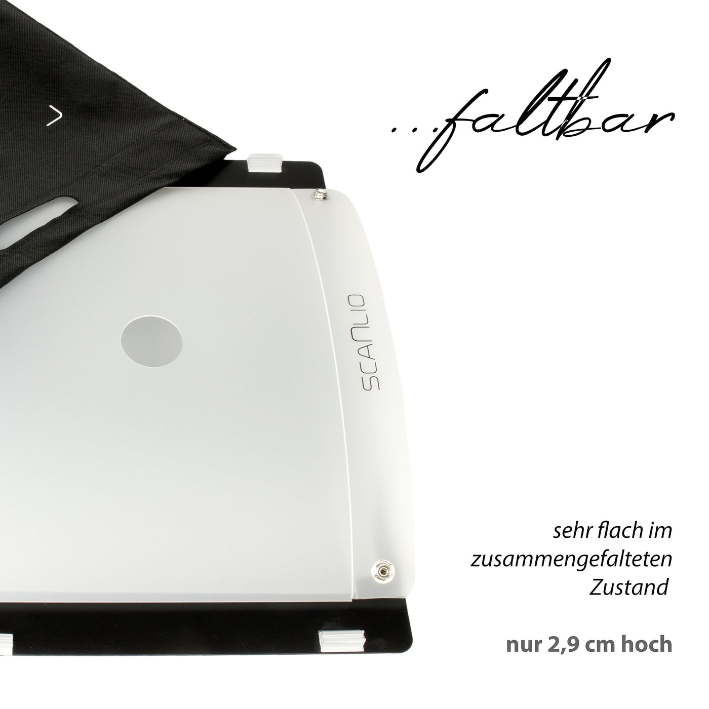 SCANLIO Pro Scanbox, Faltbare Handy Scanner Halterung, Smartphone Scanhilfe Dokumentenscanner und mobiler Scanstand (2X)