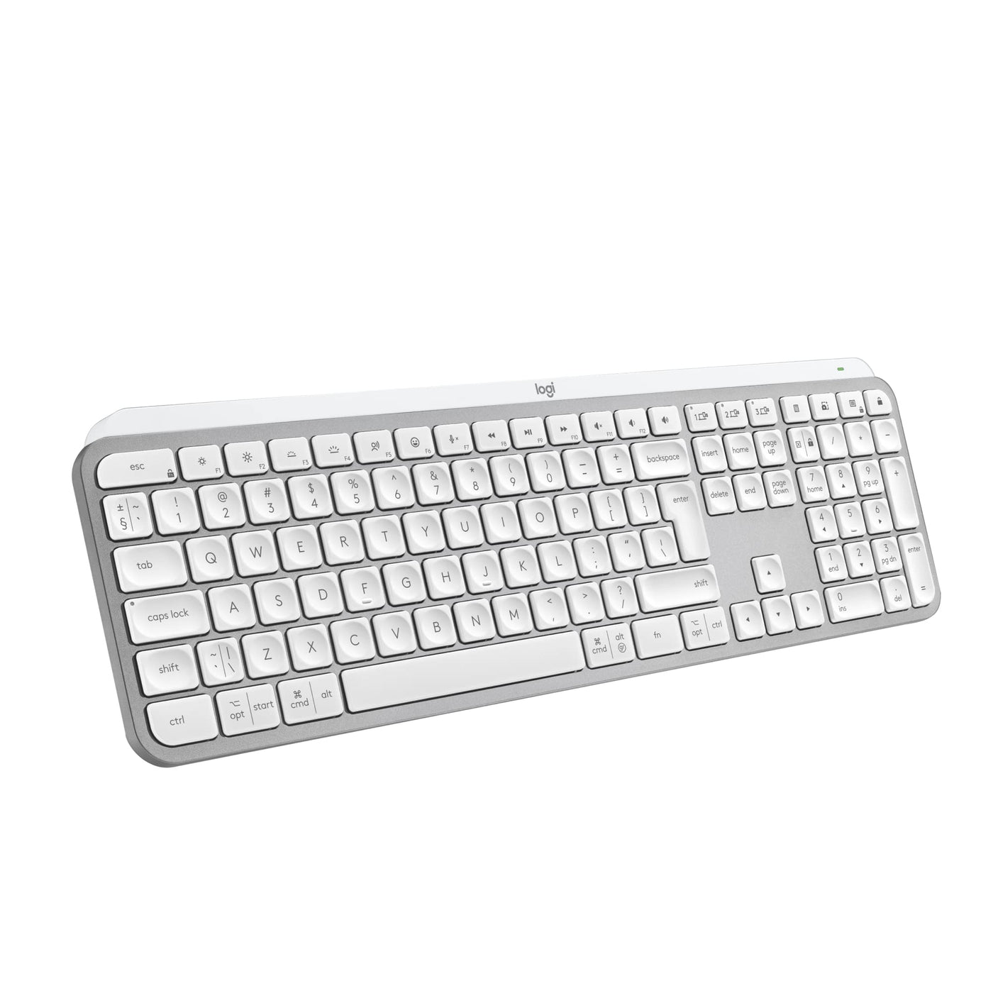 Logitech MX Keys S - Hellgrau, Portugiesisches QWERTY-Layout