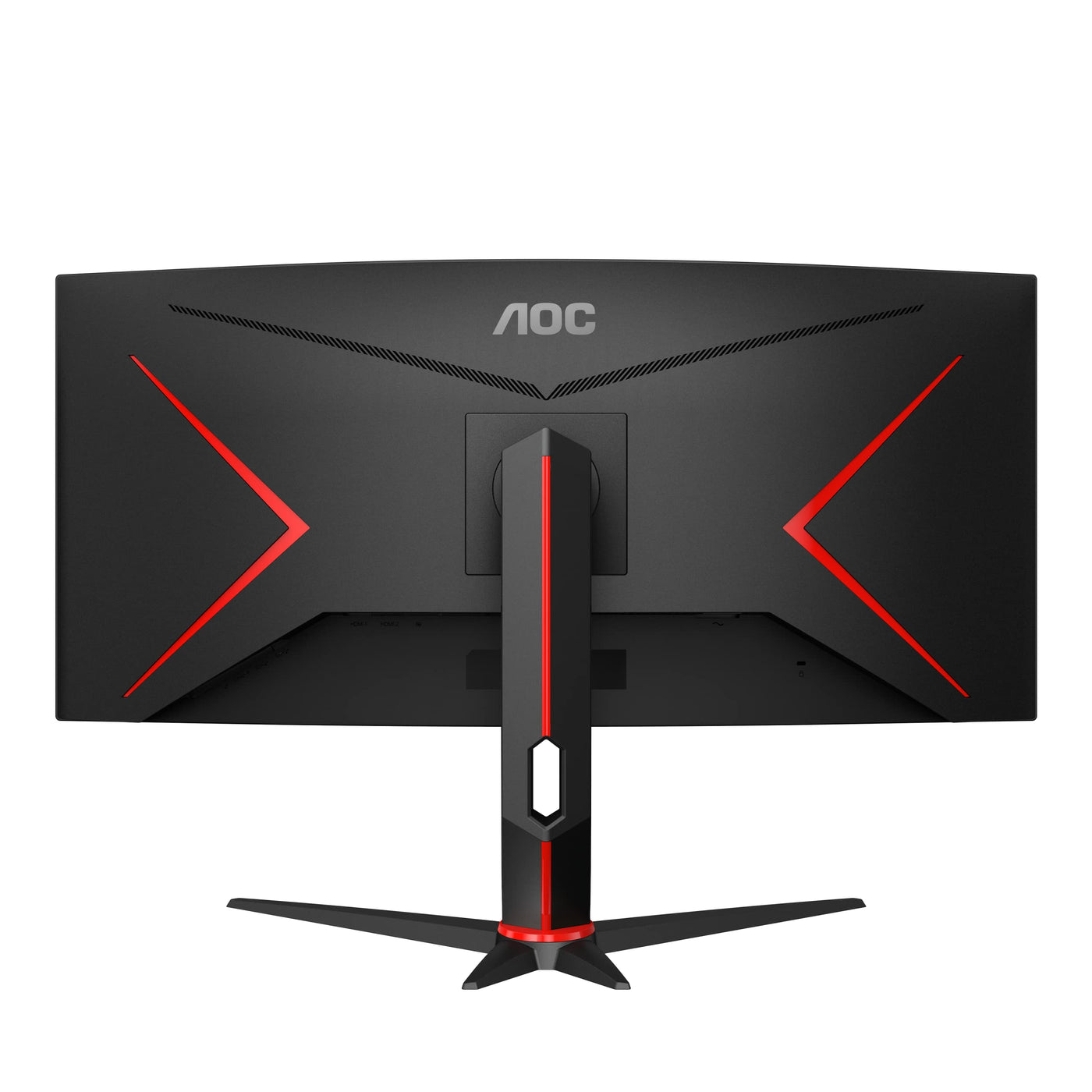 AOC Gaming CU34G2X - 34 Zoll WQHD Curved Monitor, 144 Hz, 1ms, FreeSync Premium (3440x1440, HDMI, DisplayPort, USB Hub) schwarz/rot