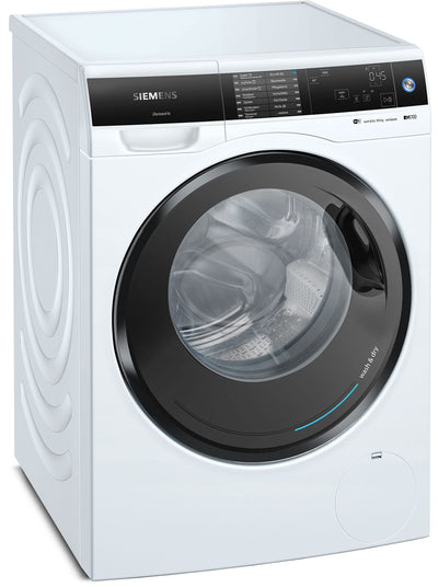 Siemens WD14U513 Waschtrockner iQ700, Frontlader mit 10-6kg Fassungsvermögen, 1400 UpM, HomeConnect, smartFinish, autoDry, speedPack XL, Weiß, 60cm