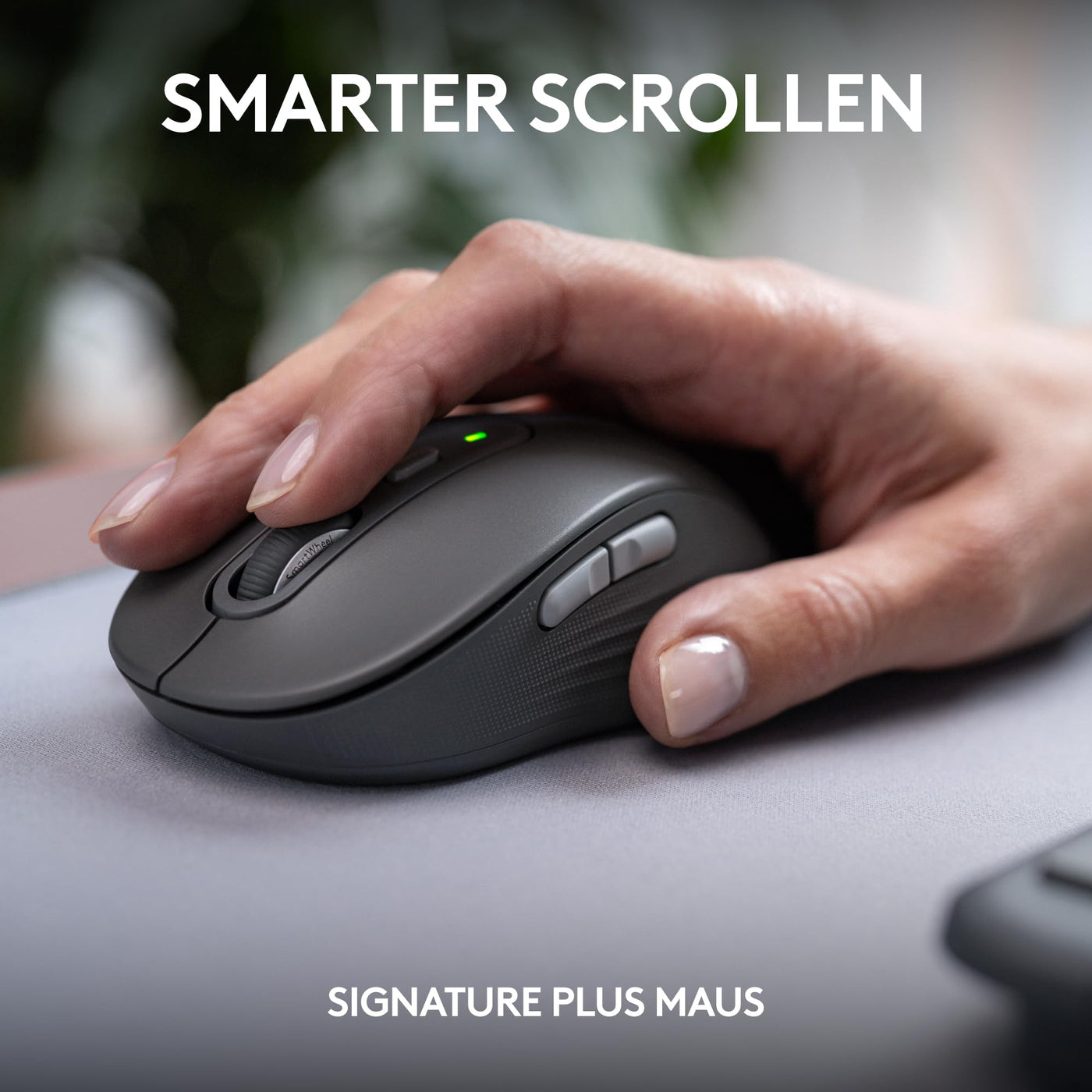 Logitech MK950 Signature Slim kabelloses Tastatur-Maus-Set, schlankes Design, leise tippen, Wechsel zwischen DREI Geräten, Bluetooth, mehrere Betriebssysteme, Windows, Mac, DEU QWERTZ-Layout, Graphit