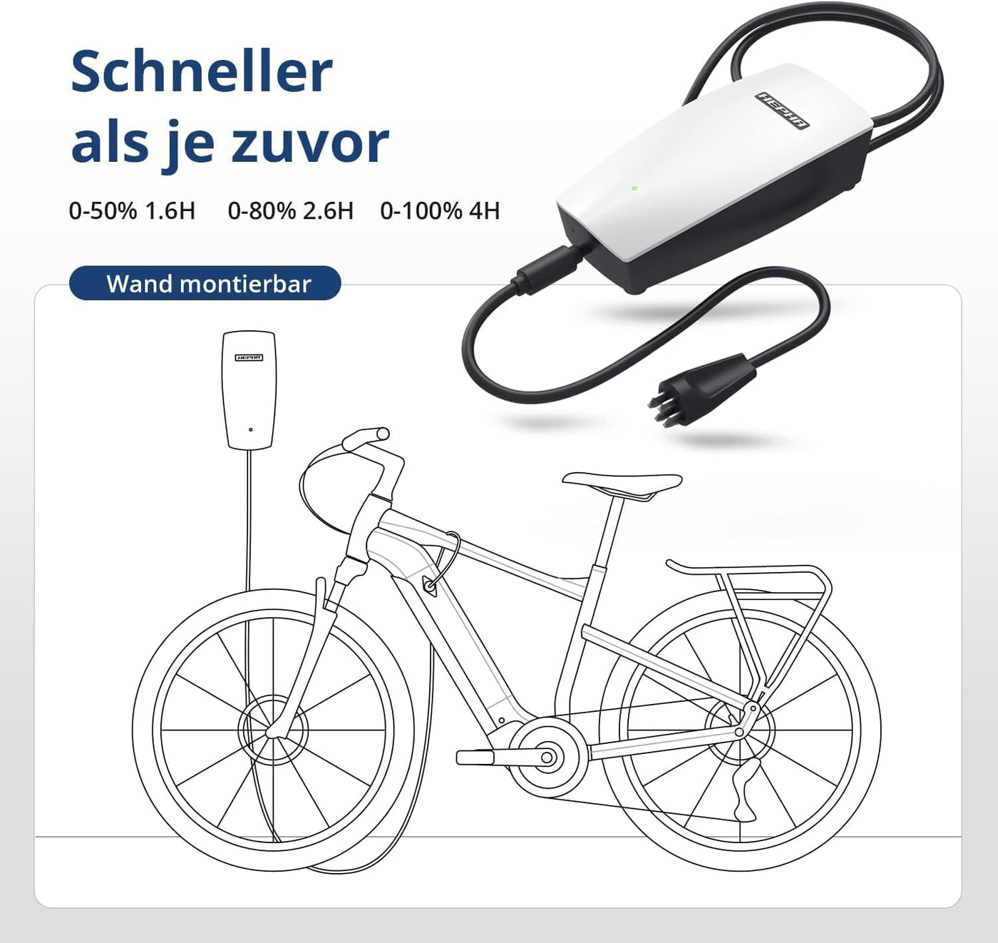 HEPHA E-Bike Trekking 7 Long Range LTD, 80Nm Mittelmotor (Upgrade AUF 100NM) Pedelec, Elektrofahrrad 708Wh Akku (bis zu 200KM), 10-Gang, APP, Unisex, 27,5 Zoll(Highstep, Schwarz, L-52cm)