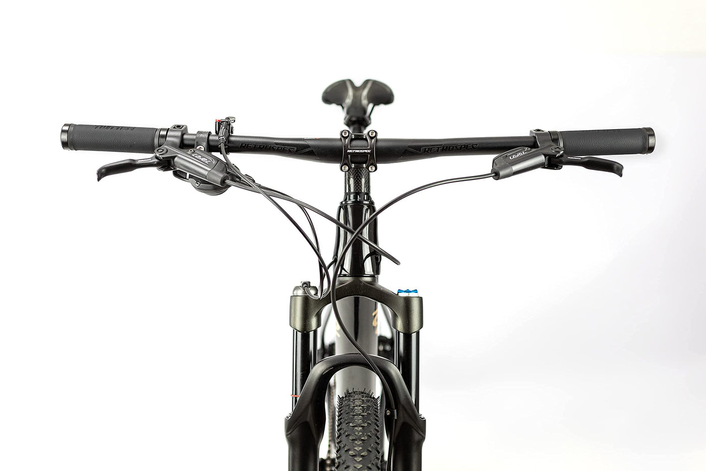 ICE MT10 Mountainbike, Rahmen aus Carbonfaser, 29 Zoll, 12 V, Farbe: Schwarz (19 Zoll)