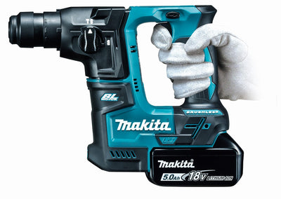 Makita DHR171RAX3 Akku-Bohrhammer für SDS-PLUS 18V / 2,0 Ah, 2 Akkus + Ladegerät + Zubehör im Transportkoffer