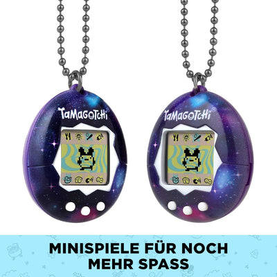 Bandai - Tamagotchi - Tamagotchi Original - Galaxy - Elektronisches virtuelles Tier mit Farbdisplay, 3 Tasten und Spielen - Interaktives Tier auf Deutsch - Kinderspielzeug ab 8 Jahren - 42933