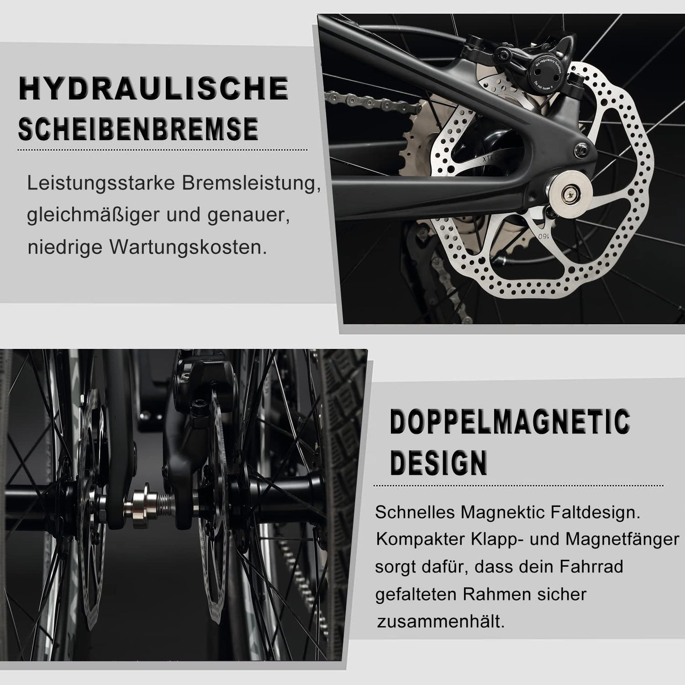 KABON Klapprad 20 Zoll Carbon, 9 Geschwindigkeit Faltrad mit Carbon Rahmen Ultraleichtes Mini Stadtfahrrad Faltrad Klapprad Herren Damen (Neu Schwarz)