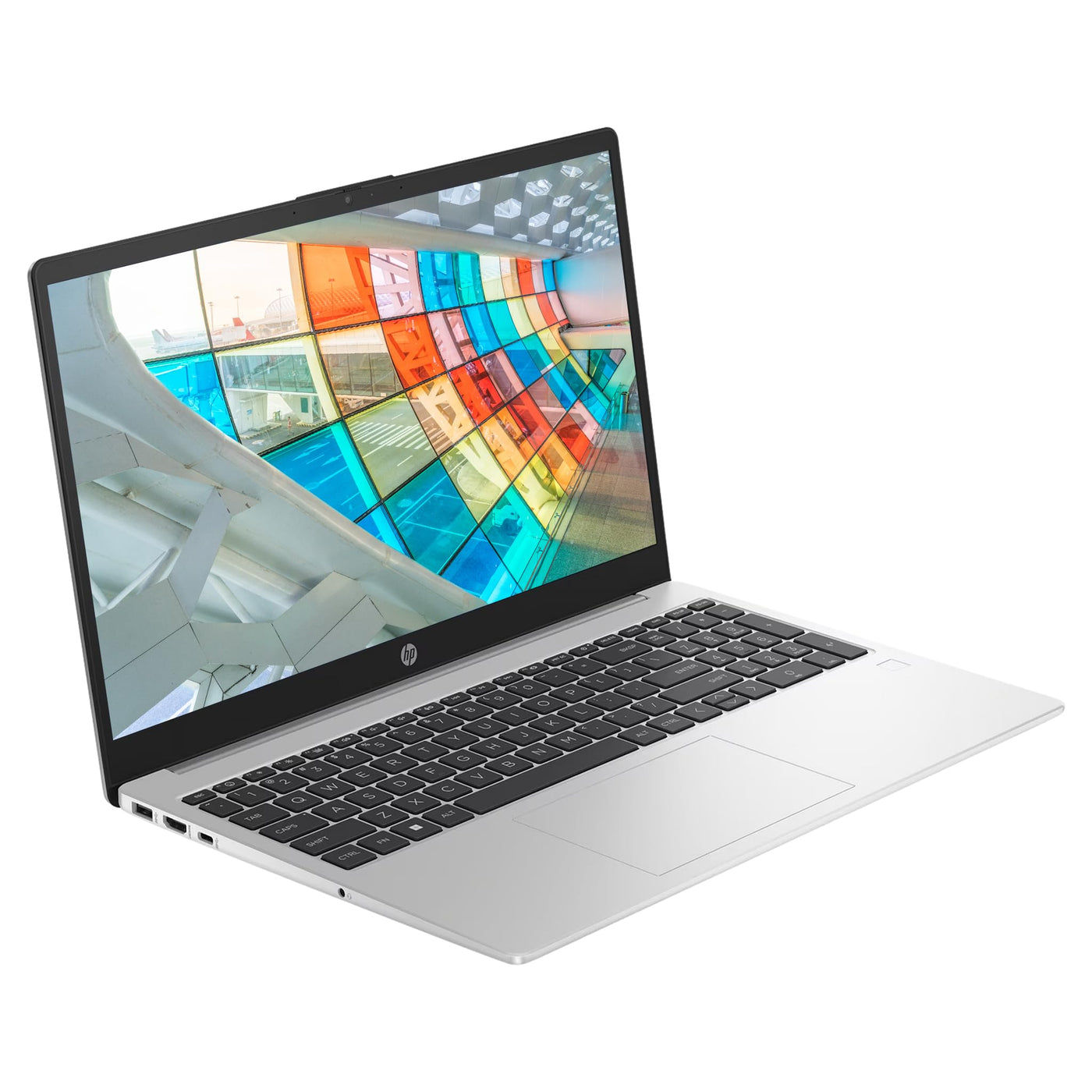 HP 250 G10 Laptop, Intel Core i7-1355U, 15,6" FHD Display, 32 GB DDR4 RAM, 1 TB PCIe SSD, Intel Iris Xe Grafik, QWERTZ Tastatur, Windows 11 Pro, Silber+ NPO Rucksack