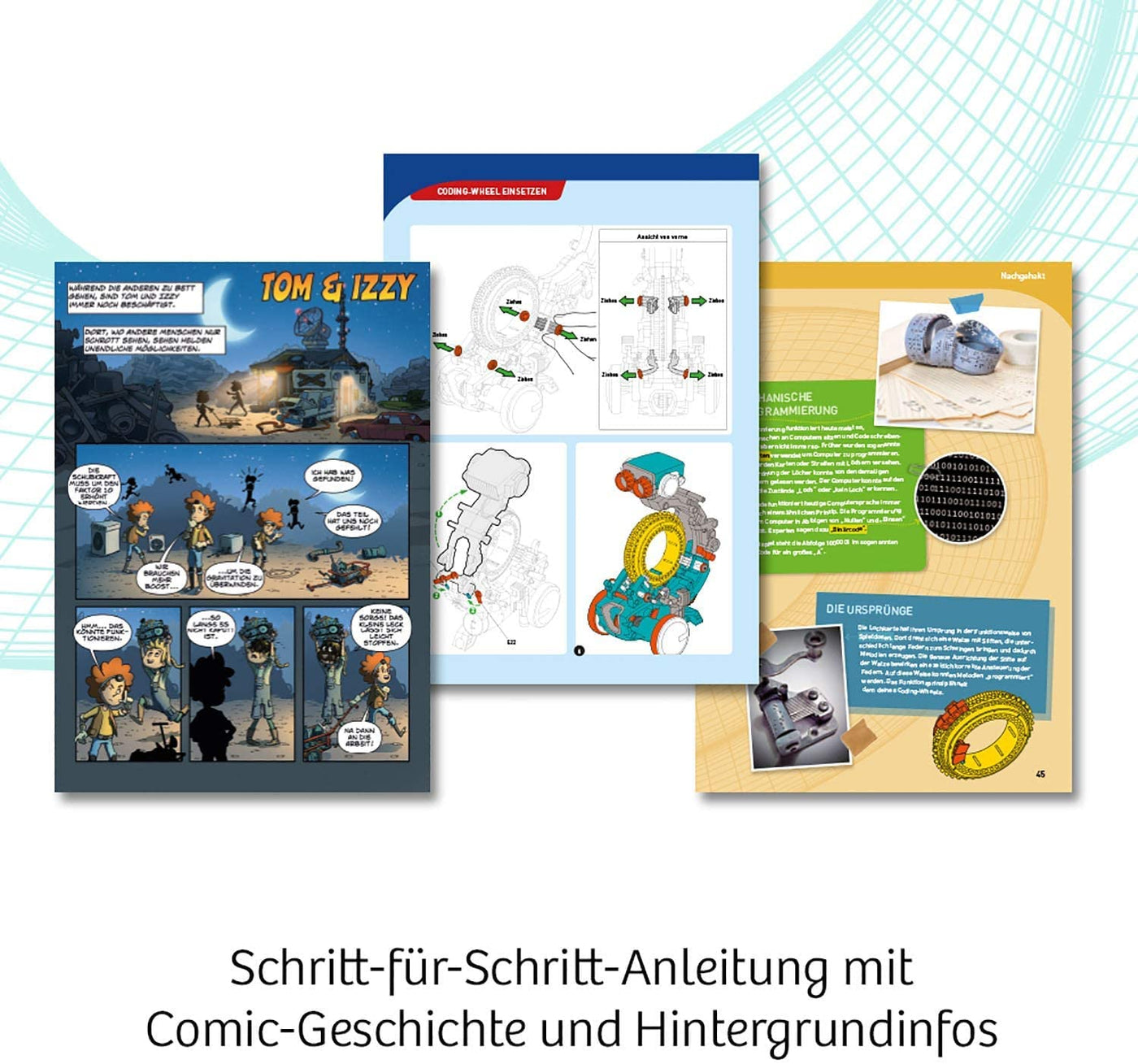 Kosmos 620646 Codix - Dein Mechanischer Coding Roboter, Spielerisch Programmieren Lernen, Roboter-Spielzeug, Experimentierkasten Für Kinder Ab 8-12 Jahre