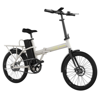 Cecotec Faltbares Elektrofahrrad Folding. 35 km Reichweite, 270 Wh Akku, Doppel-Bremsscheiben, 20-Zoll-Räder, Shimano-Schaltung, Display, Hi-Ten-Stahlrahmen