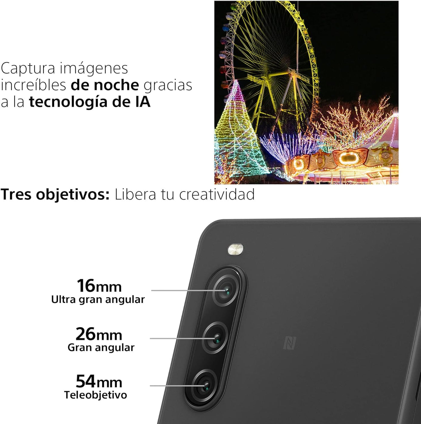 Sony Xperia 10 V 6/128GB, Android, schwarz, all_carriers