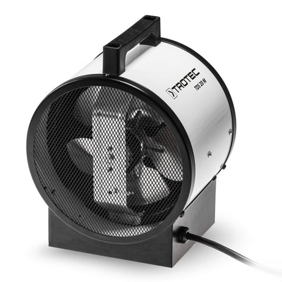 TROTEC Bauheizer elektrisch TDS 20 M – Heizleistung 1,5 kW / 3 kW – Elektroheizer Luftmenge 290 m³/h – Heizlüfter mit Thermostat, Keramik