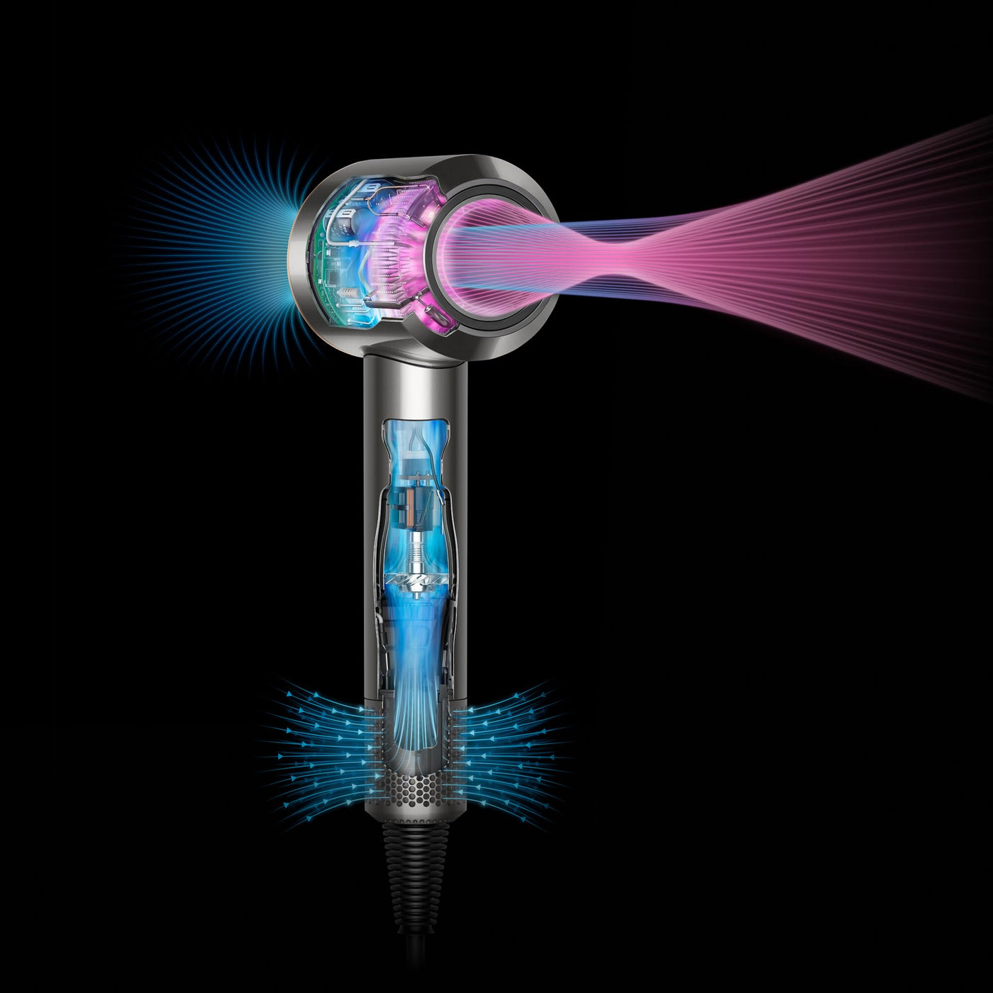 Dyson Supersonic™ Haartrockner Curly+Coily (Nachtblau/Kupfer)
