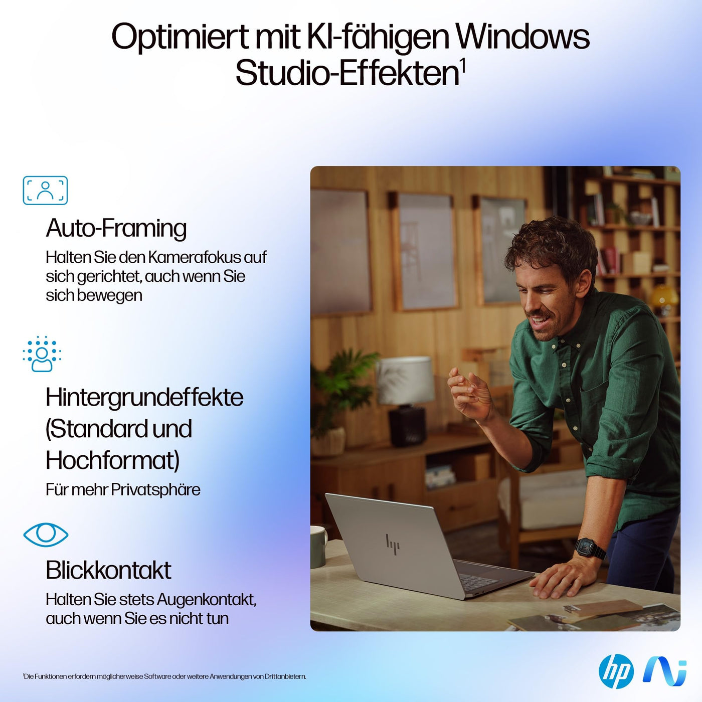 HP OmniBook Ultra 14-fd0094ng AMD Ryzen AI 9 365 Laptop 35,6 cm (14") Touchscreen 2.2K 16 GB LPDDR5x-SDRAM 1 TB SSD Wi-Fi 7 (802.11be) Windows 11 Home Grau