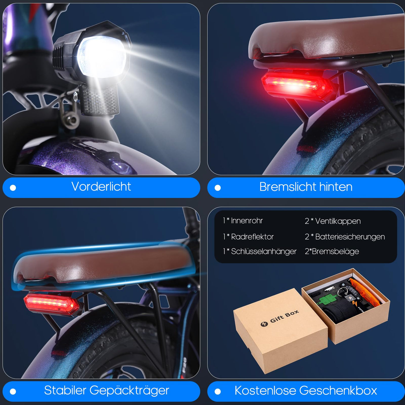 Fafrees F20 PRO E-Bike Klapprad Elektrofahrrad 20 Zoll Fatbike, 250W Motor 36V 18AH Akku, 20 * 3,0 Zoll Mountainbike Elektrofahrrad 40 Nm (Autoschloss, Schwarz)