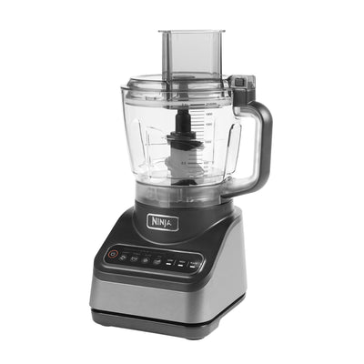 Ninja Küchenmaschine mit 4 Programmen; Hacken, Pürieren, Schneiden, Mischen & 3 manuellen Geschwindigkeiten, 2,1L Schüssel, Hack-, Schneide- & Teigmesser, 850W, spülmaschinenfest, Schwarz BN650EU