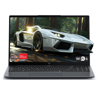 ACEMAGIC Laptop mit Metallgehäuse und Hintergrundbeleuchtetem Laptop Ryzen 5 7430U(8C/16T, bis zu 4,3 GHz) für Notebook,15.6 Zoll FHD,16GB DDR4,512GB M.2 SSD,WiFi 6,BT5. 2,HDMI(Gray)