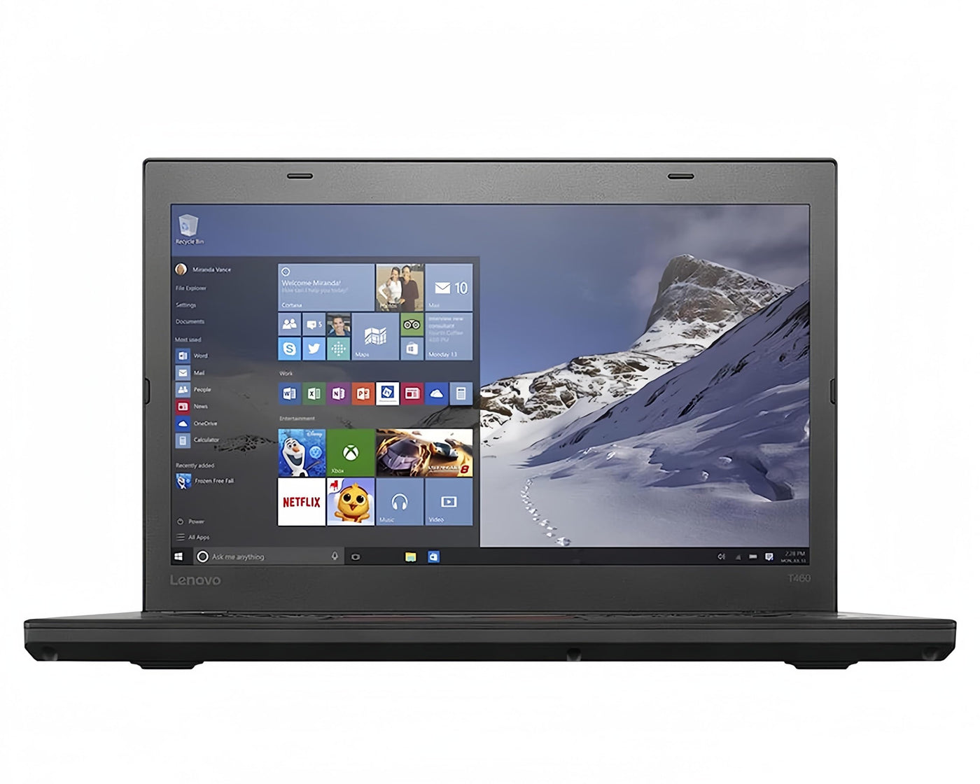 Lenovo ThinkPad T460 Business Laptop, 14 Zoll FHD Notebook, Intel Core i5-6200U, 16GB RAM, 1TB SSD, QWERTY Tastatur, Windows 11 Pro (Renewed)