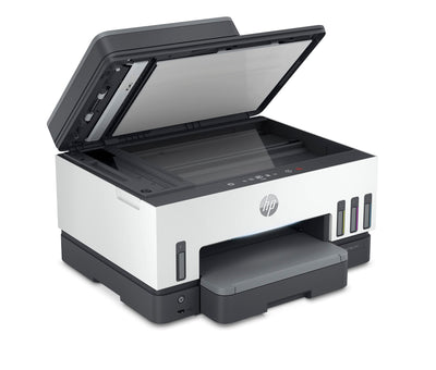 HP Smart Tank 7605 4-in-1 Multifunktionsdrucker, 50€ Cashback, (WLAN; Duplex; ADF) – 3 Jahre Tinte inklusive, 3 Jahre Garantie, großer Tintentank, hohe Reichweite, Drucken in hoher Qualität