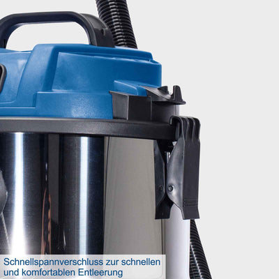 Scheppach Nass- und Trockensauger NTS20 inkl. umfangreichem Zubehörpaket - 1200 W | 20 L Edelstahlbehälter | Ausblasfunktion