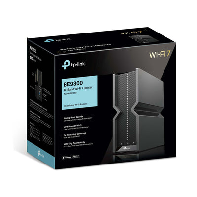 TP-Link Tri-Band BE9300 WiFi 7 Router Archer BE550 | 6-Stream 9,2 Gbps | 𝟐,𝟓𝐆-𝐏𝐨𝐫𝐭𝐬 | USB 3.0 | 6 intelligente interne Antennen | VPN-Clients und -Server | HomeShield