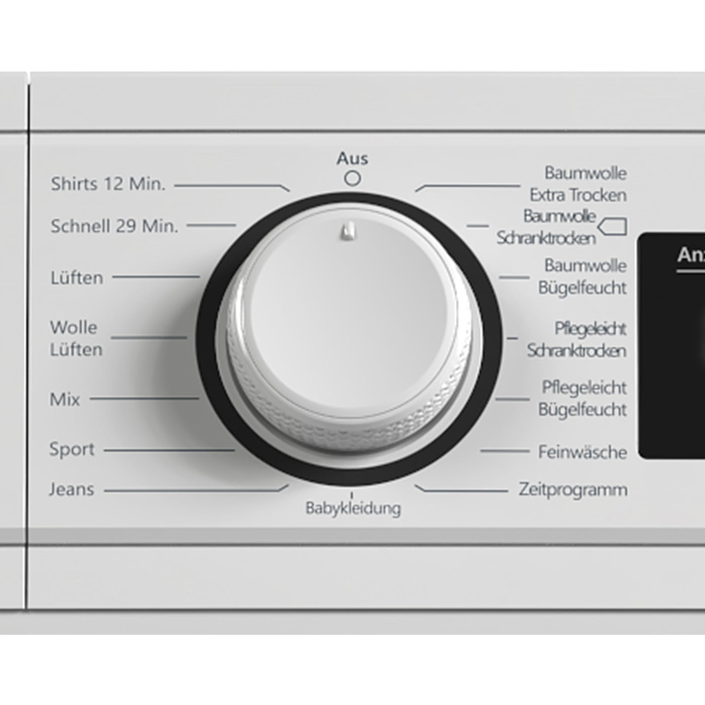 Telefunken T-11-400-W Kondenstrockner / 7kg Trockner mit 15 Programmen, Startzeitvorwahl, Knitterschutz & reversierenden Trommelbewegungen, weiß