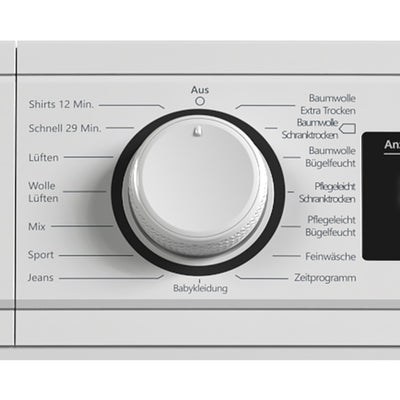 Telefunken T-11-400-W Kondenstrockner / 7kg Trockner mit 15 Programmen, Startzeitvorwahl, Knitterschutz & reversierenden Trommelbewegungen, weiß