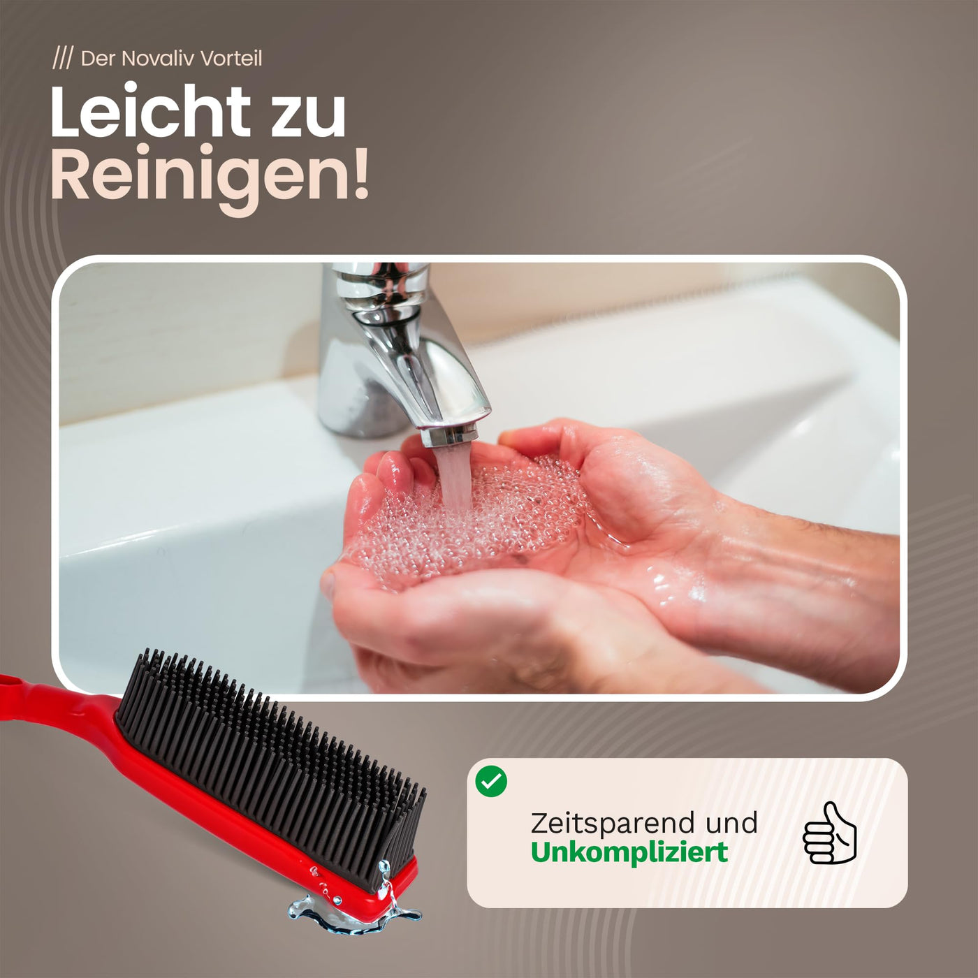 Novaliv Gummibesen mit Teleskopstiel & Kehrgarnitur Friseurbesen Set Gummi Noppenbesen Hundehaarentferner Broom Parkett Besen für Drinnen Teppichbesen Bodenabzieher Haushaltsbesen Wunderbesen