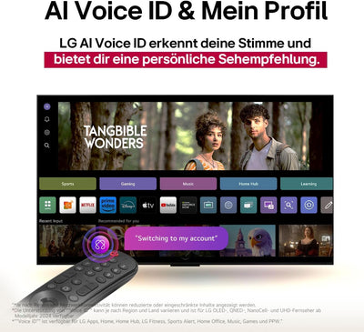LG OLED55C5ELB TV 55 Zoll (139 cm) 4K OLED evo AI TV (α9 Gen8 4K AI Prozessor, webOS 25, 120Hz (VRR bis zu 144Hz)) [Modelljahr 2025]