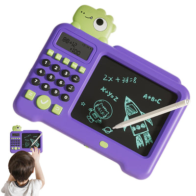 Lernspielzeug zum Zeichnen, LCD-Schreibtablett - LCD-Zeichen- und Schreibtablett 2-in-1-Elektrospielzeug,Löschbarer Zeichenblock National Learning Doodle Board Lernspielzeug für Kleinkinder