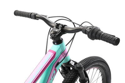 BIKESTAR Kinder Fahrrad Aluminium Mountainbike 7 Gang Shimano, Scheibenbremse ab 6 Jahre | 20 Zoll Kinderrad MTB | Mint Pink