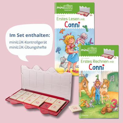 miniLÜK-Set: Vorschule/1. Klasse Erstes Lesen, erstes Rechnen mit Conni (miniLÜK-Sets: Kasten + Übungsheft/e)