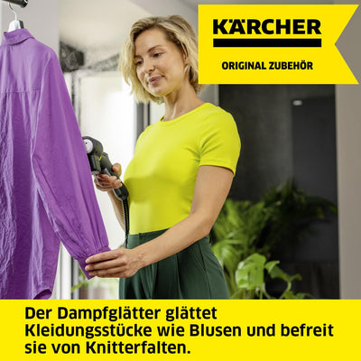 Kärcher Dampfglätter, Kunststoff, passend für alle Kärcher Dampfreiniger, besonders trockener und heißer Dampf, schwarz