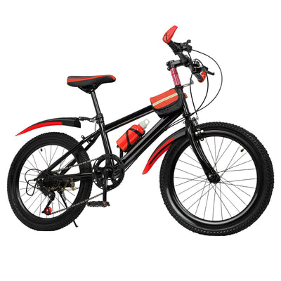 HPDTZ Kinderfahrrad 20 Zoll Fahrrad, Jungenrad Mountainbike, 7 Gang, Höhenverstellbarer Sitz, Stabiles Fahrrad für Kinder 4.26-4.9ft