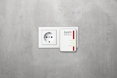 AVM Fritz!Powerline 510E Set (500 Mbit/s, Fast-Ethernet-LAN), schnelle Datenübertragung über die Stromleitung, deutschsprachige Version