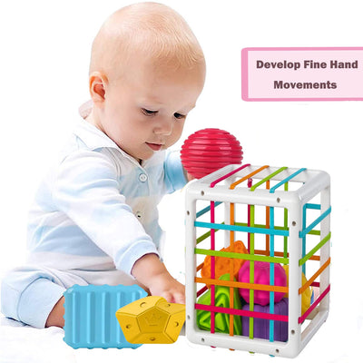 Montessori Spielzeug ab 1-3 Jahre, Spielzeug ab 1 Jahr Baby Spielzeug Motorikspielzeug ab 1-3 Jahre Kinder Spielzeug Jungen Mädchen Lernspiele ab 1 2 3Jahre Formensortierspiel Geschenke Mädchen Junge