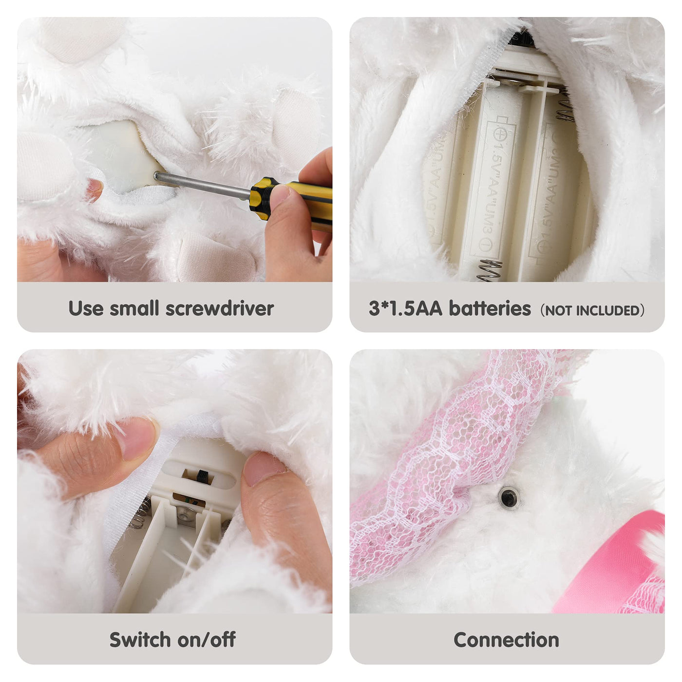 OR OR TU Hund Spielzeug Fernbedienung Elektronische Haustiere Plüschwelpe für Kinder Mädchen 3 4 5 6 7+ Jahre Geschenk, Interaktiver Realistisches Spielzeug