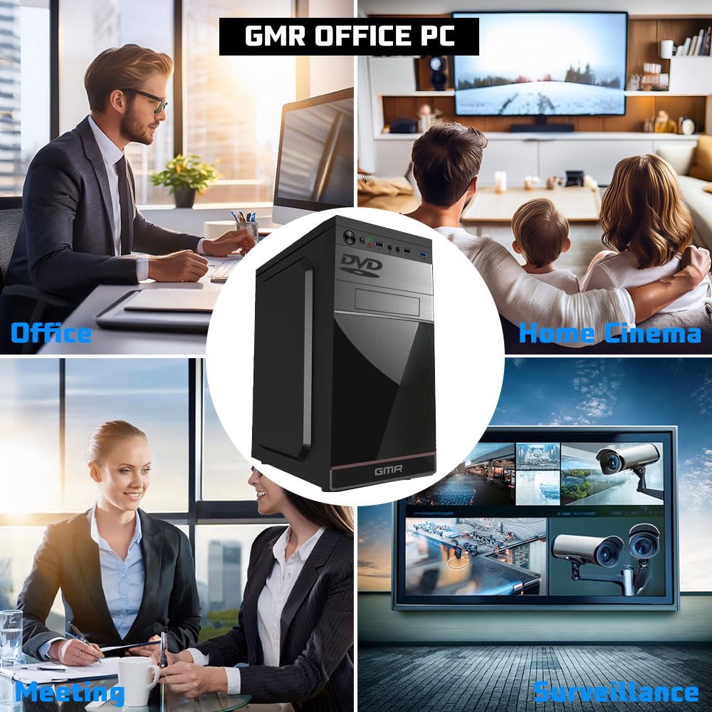Intel i7 - Business Office Multimedia Computer mit 3 Jahre Garantie! | 32 GB RAM | 1000GB SSD | USB 3.0 | Windows 11 Prof. 64-Bit | WiFi 600 und Bluetooth 5