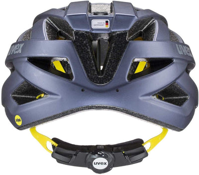 uvex i-vo cc MIPS - leichter Allround-Helm für Damen und Herren - MIPS-Sysytem - erweiterbar mit LED-Licht - midnight - silver matt - 56-60 cm