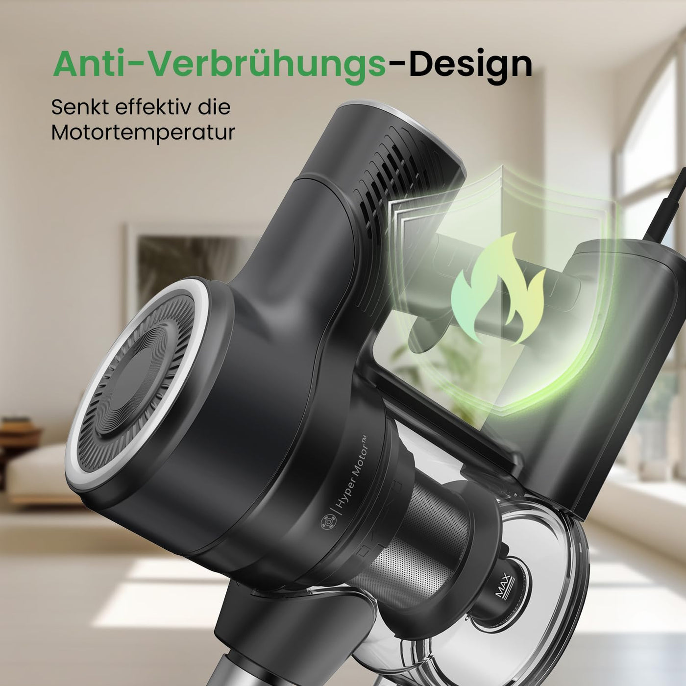 Vexilar 5-in-1 Staubsauger, 600W/28KPa Staubsauger mit Kabel, Leicht Handstaubsauger mit 7m Kabellänge, 800ml Staubbehälter, Stielstaubsauger mit Kabel für Boden, Teppich, Haare