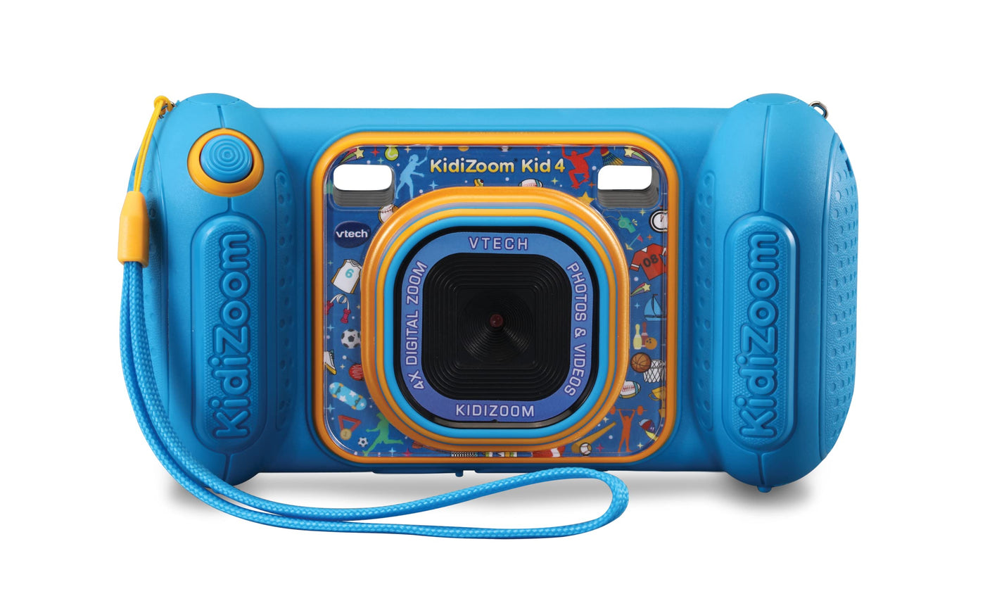 VTech KidiZoom Kid 4 - Kinderkamera mit Spielen und Elternkontrolle - Für Kinder von 4-8 Jahren